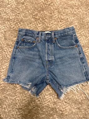 AGolde Parker Denim shorts
